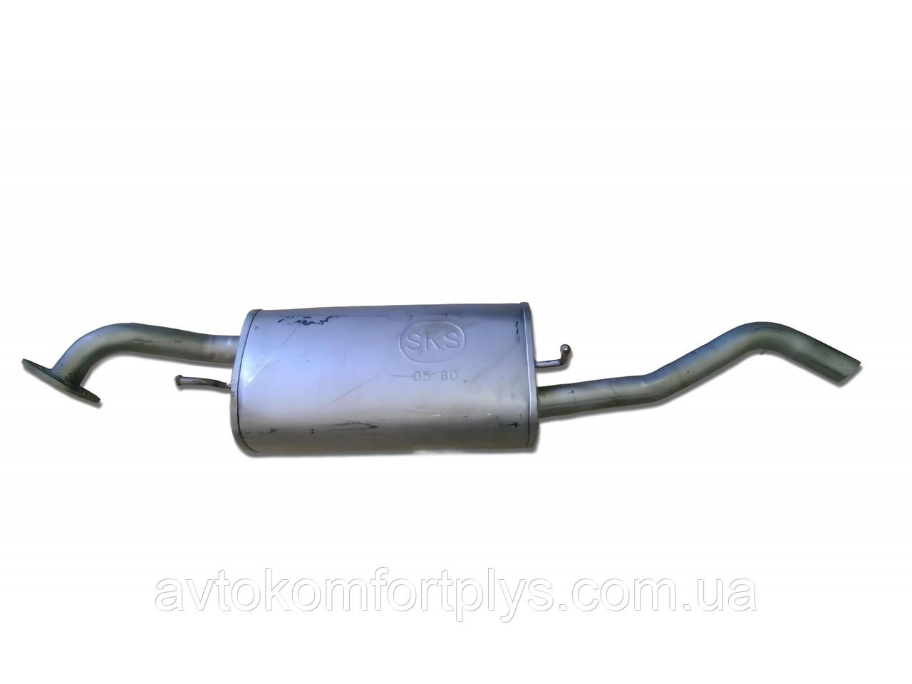 Глушник Шевроле Авео седан 1.5/1.6 / звичайна сталь, фото 1