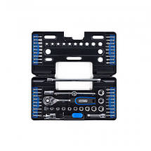 Набір інструментів 5в1 (набір інструменту 111 од + нaбіp шecтигpaнників Г-пoдібниx 7 oд +  набір інструментів 57 од + набір ключів, фото 5