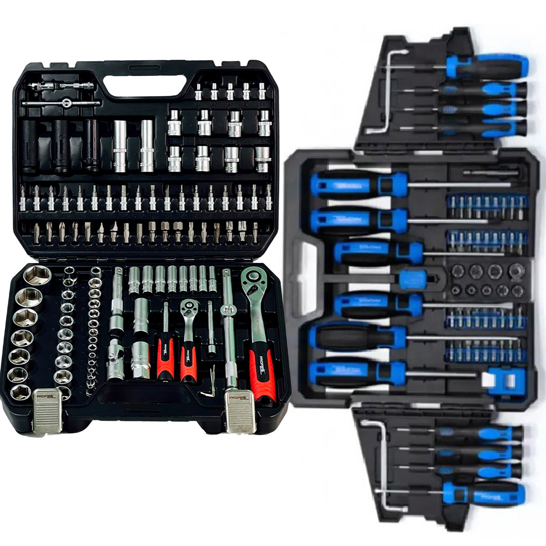 Набір інструментів 2в1 (набір 111 од + набір 63 од) Profline 61085-312