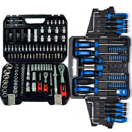 Набір інструментів 2в1 (набір 111 од + набір 63 од) Profline 61085-312, фото 1