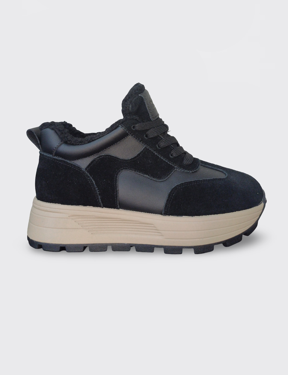 Кросівки жіночі зимові чорні (686-1), фото 1