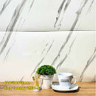 Стінова самоклеюча РЕТ плитка мармур Тулуза 600*300*3 мм, фото 2