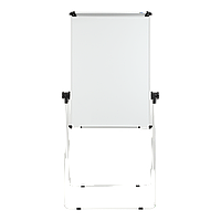 Фліпчарт магнітний двосторонній сухостиральний, 70х100cм, мобільний, вертикальний, ал.рамка