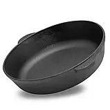 Сковорода жаровня чавунна Ø26 см зі скляною кришкою Brizoll, фото 3