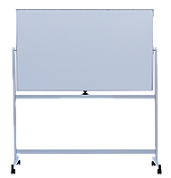 Фліпчарт магнітний двосторонній сухостиральний, 90х150 cм, мобільний, горизонтальний