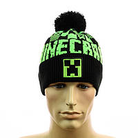 Зимова підліткова шапка "Minecraft" чорний
