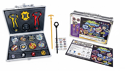 Набір бейблейдів CY 1718-22A у валізі — 8 металевих дзиґ і 2 запускателі для епічних битв!