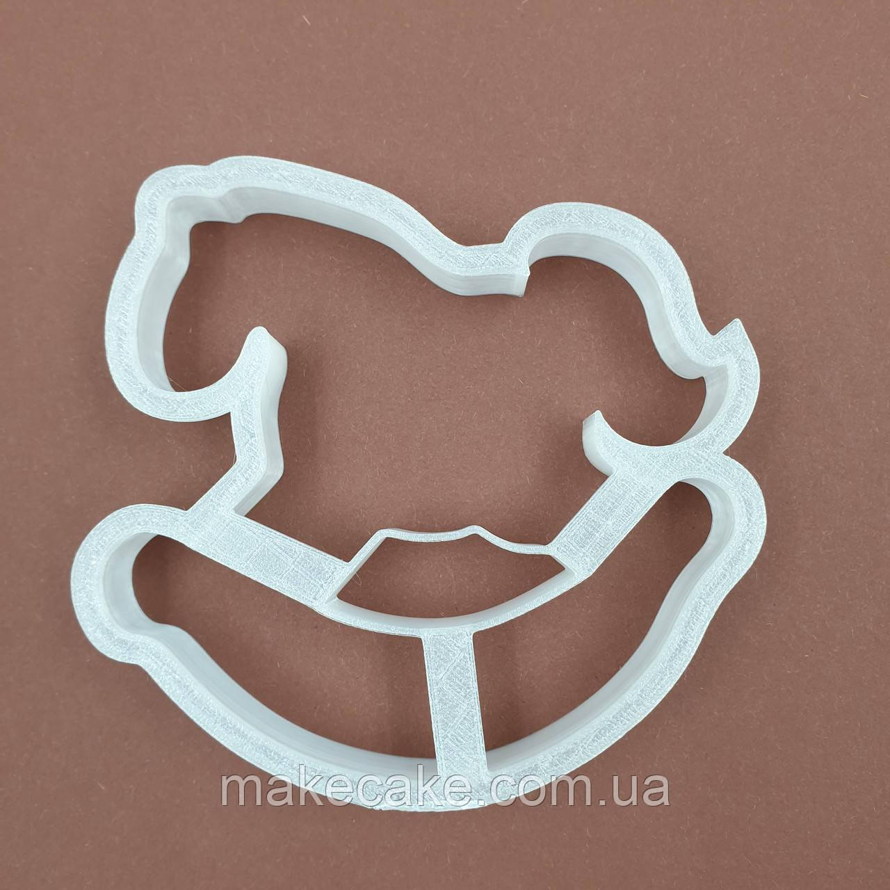 Вирубка пластикова Конячка-гойдалка 10 см, фото 1