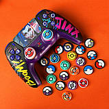 Середня декоративна панель для геймпаду Sony DualSense PS5 Clear (Blue), фото 2