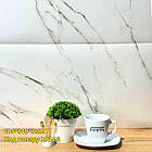 Стінова самоклеюча РЕТ плитка мармур Ліон 600*300*3 мм, фото 2