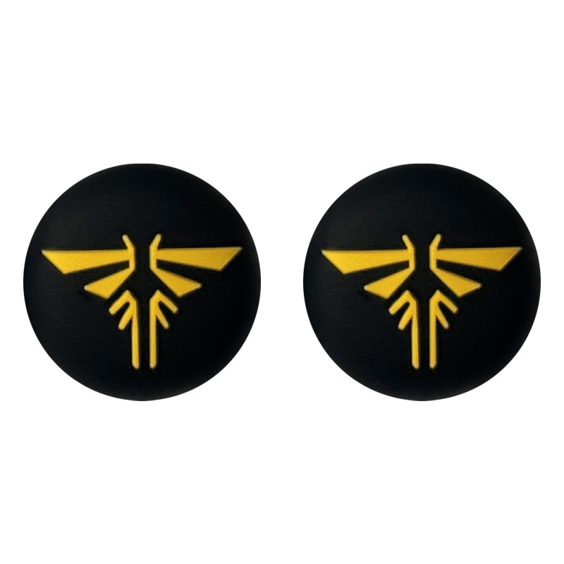 Накладки на стіки геймпада The Last of Us Fireflies Emblem (Black), фото 1