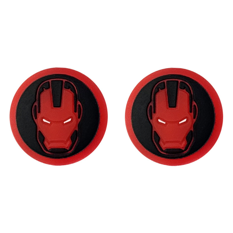 Накладки на стіки геймпада Marvel Iron Man (Red), фото 1