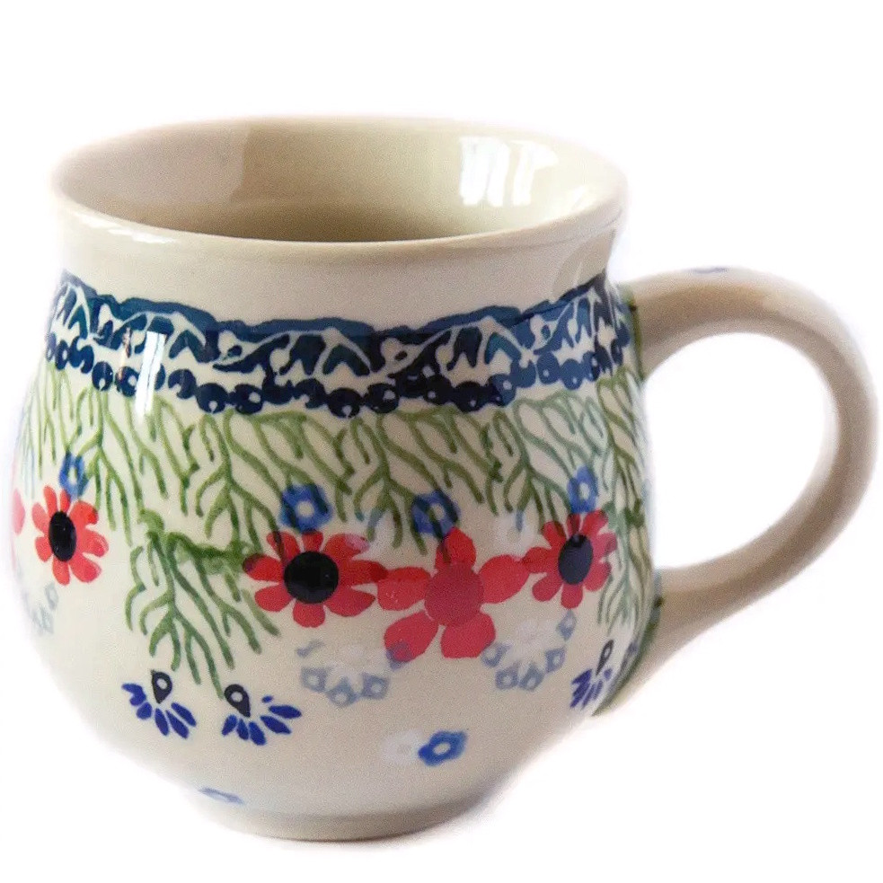 Чашка керамічна 0,3 л Бочечка Польові квіти