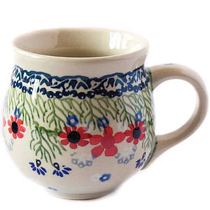 Чашка керамічна 0,3 л Бочечка Польові квіти