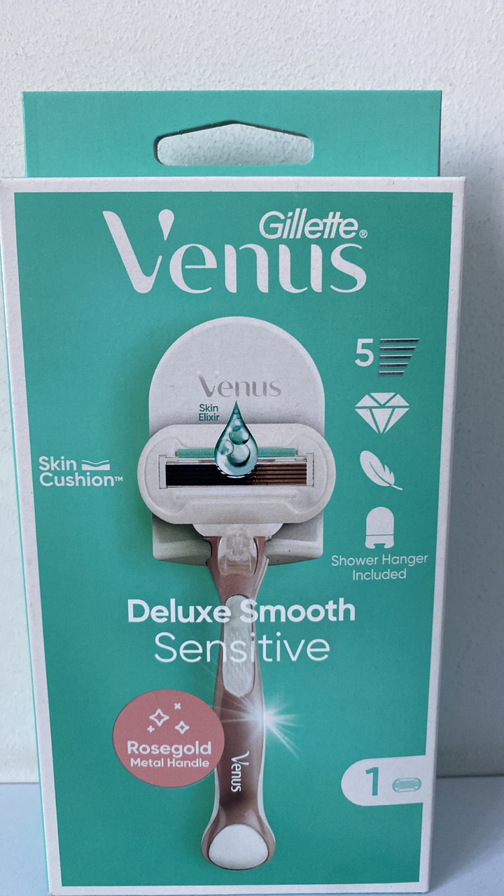 Верстат жіночий для гоління Gillette Venus Venus 5 Extra Smooth авокадо + 1 картрідж