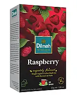 Чай чорний Dilmah Raspberry у пакетиках 20 шт 30г Малина