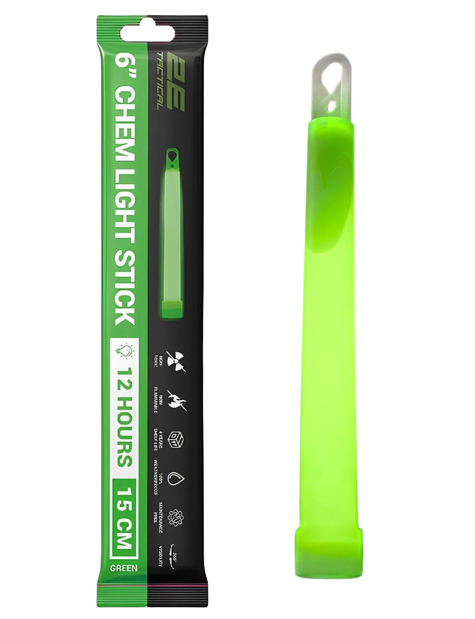 Хімічне джерело світла (Тактичне) 15см, зелений колір