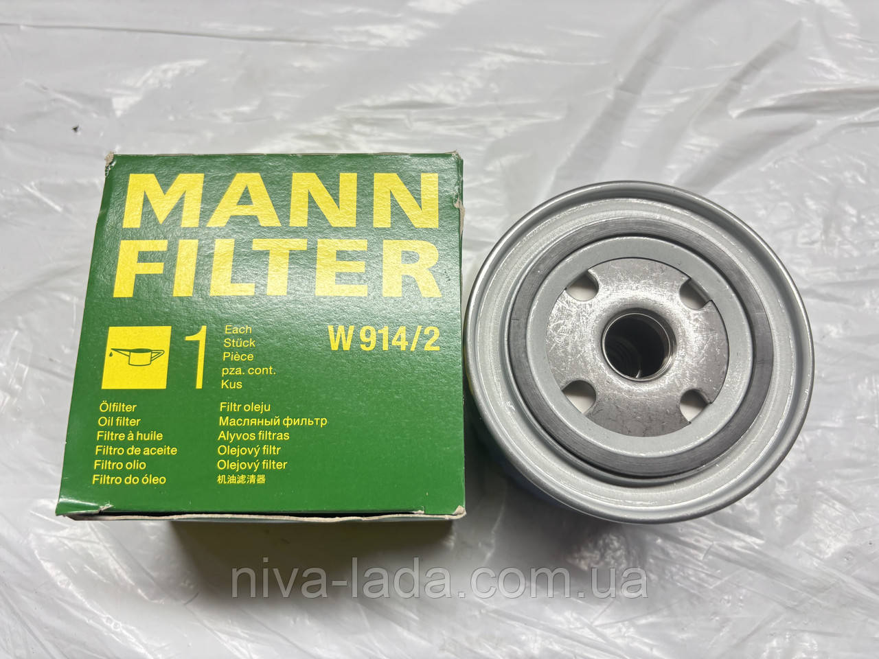 Фільтр оливний MANN Ніва інжектор, фото 1