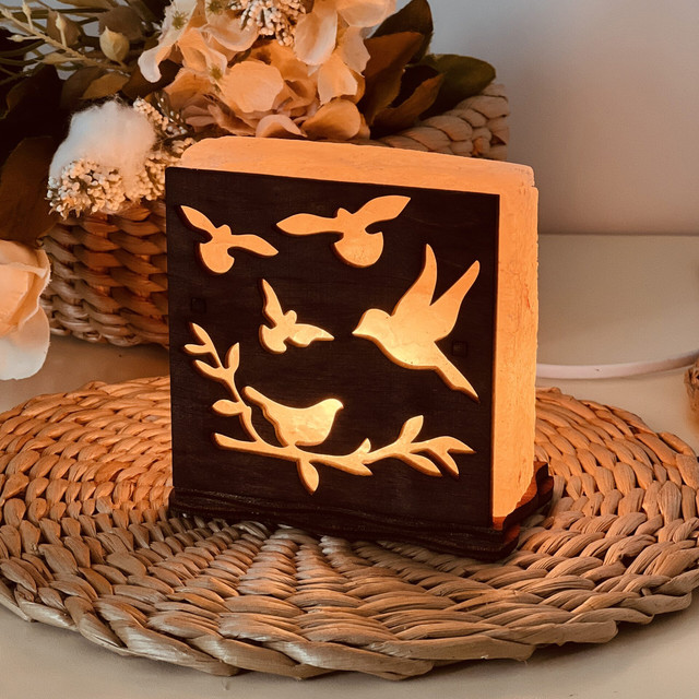Соляная лампа 'Птицы'