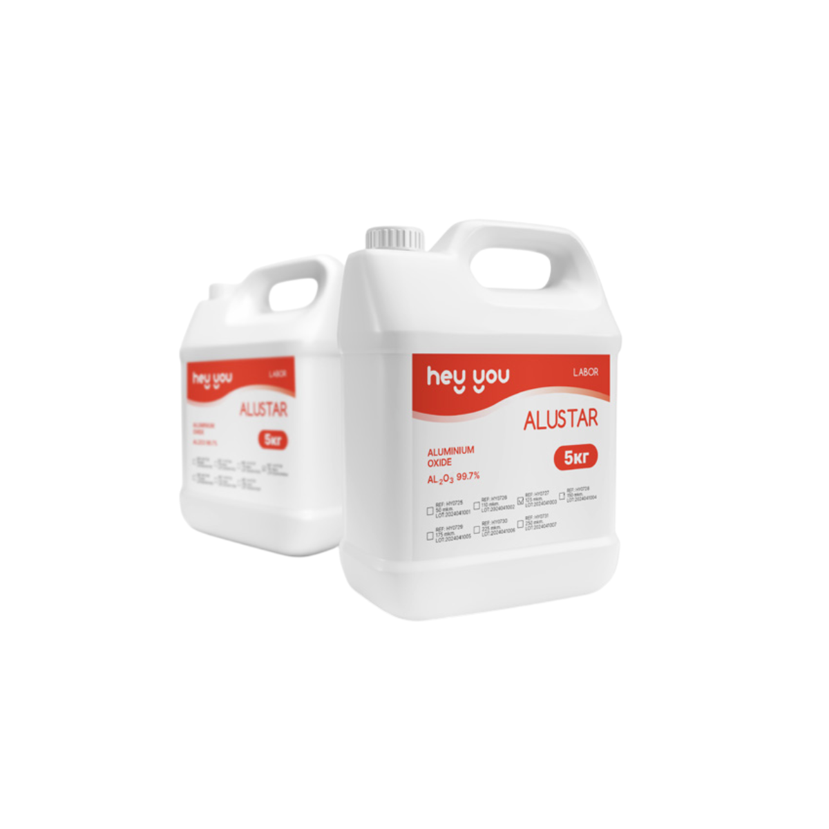 Alustar Labor – порошок оксиду алюмінію для піскоструя 250 мкм, (5 кг) Hey You, фото 1