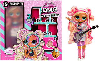 Ігровий набір Лялька ЛОЛ ОМГ Рок-зірка магія зміни кольору LOL Surprise OMG Eye Spy — Rockstar (542681)