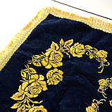 Серветка церковна із бархату (синій колір) 65х45 см, фото 3