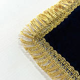 Серветка церковна із бархату (синій колір) 65х45 см, фото 4