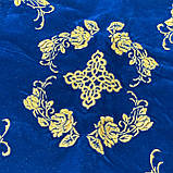 Серветка церковна із бархату (синій колір) 65х45 см, фото 2
