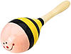 Маракас Alfabeto MR20-BEE (Yellow/Black), фото 2