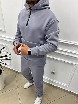 Чоловічий зимовий спортивний костюм на флісі у кольорах