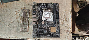 Мат. плата Asus H110M-C LGA1151 H110 PCI-E DVI+GbLAN SATA MicroATX 2DDR4 № С242203112
