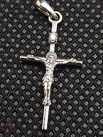 Золотий Хрестик зі вставкою діамант