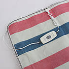 Електропростирадло односпальне YASAM 150х120 см, У різнобарвну смужку / Простирадло з електропідігрівом, фото 10