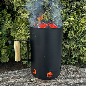 Mzavod Вогник Стартер для розпалювання вугілля мангалу гриля барбекю 5л сталевий безпечний