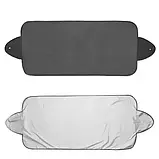 Автомобільна накидка-чохол на лобове скло, двосторонній тент від пилу та зледеніння, фото 2