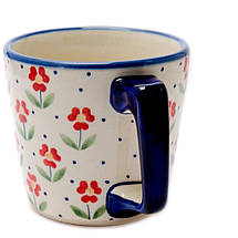 Кухоль керамічний MAGDA 0,3 л Red Flowers, фото 3