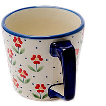 Кухоль керамічний MAGDA 0,3 л Red Flowers, фото 4
