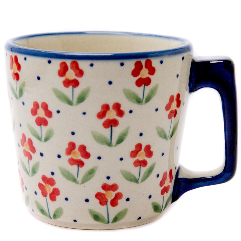 Кухоль керамічний MAGDA 0,3 л Red Flowers