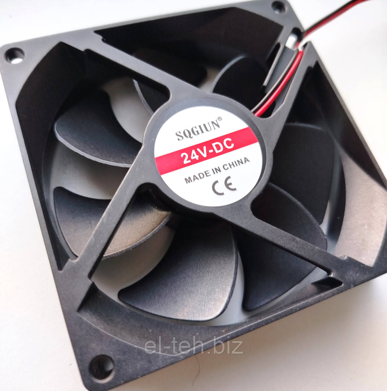 Осьовий вентилятор 92x92x25, DC 24V, 0.25A, фото 1