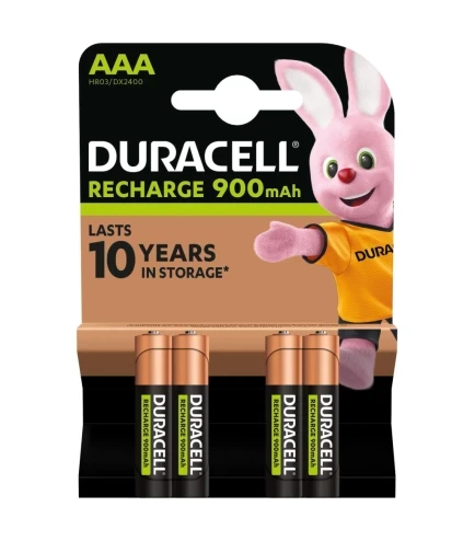 Акумулятор Duracell 900 mAh Ni-MH AAA (міні пальчик) 4 шт