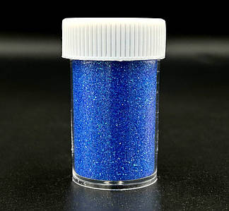 Гліттер / У баночці - 20 гр / Дрібний / 5 * 3 см / Синій №9
