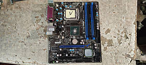 Мат. плата MSI G41M-P33 Combo LGA775 G41 PCI-E LAN SATA MicroATX 2DDR2+2DDR3 № 242203113