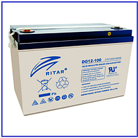 Акумуляторна батарея RITAR GEL DG12-100 12V 100Ah (328х172х215(220)