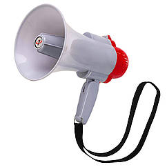 Гучномовець мегафон рупор ручний із функцією запису та сиреною SP-Sport Megaphone 8R 15W
