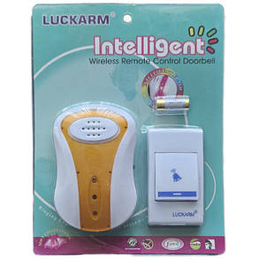 Дзвінок дверний Luckarm 8204Y від батарейок, фото 2