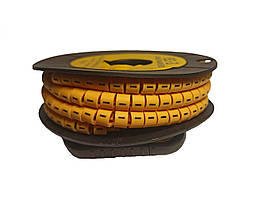 Маркер кабельний МК0 0,75-1,5 мм2 символ "-" 1000 шт.