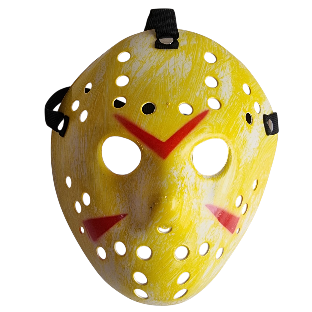 Маска Джейсона жовта, 25х21 см