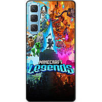 Силіконовий чохол бампер для Infinix HOT 60 Pro Plus (X6886) гра Майнкрафт Minecraft