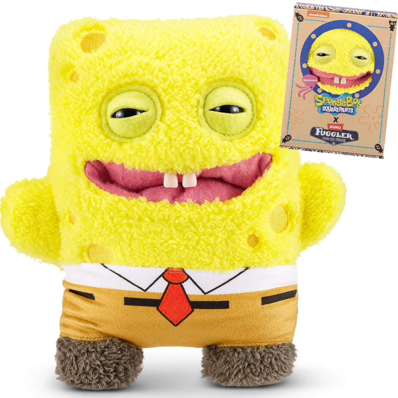 М'яка плюшева іграшка Монстр Фуглер Спанч Боб Губка Боб ZURU Fuggler Sponge Bob 15701A, фото 1