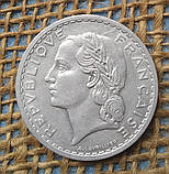 5 франкiв 1949 року. Францiя, фото 2